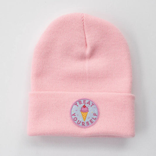 Treat Yourself Peony Youth/Adult Beanie Fits Ages 5+