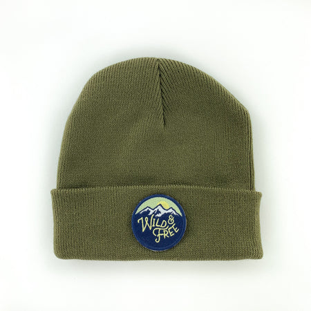 WILD AND FREE EVERGREEN YOUTH/ADULT BEANIE